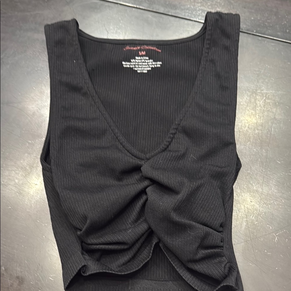 Black Sleeveless Top